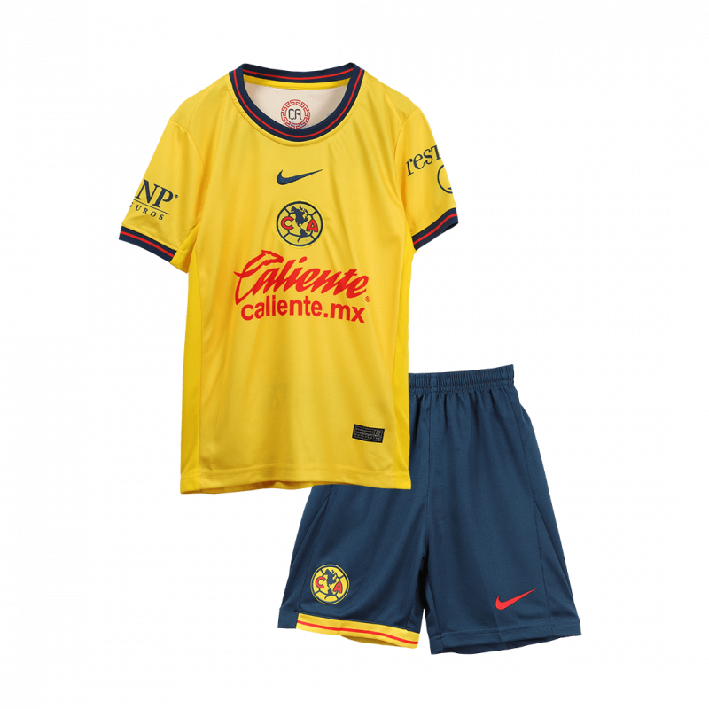Club America 2024/25 Home Yellow Kids Kit