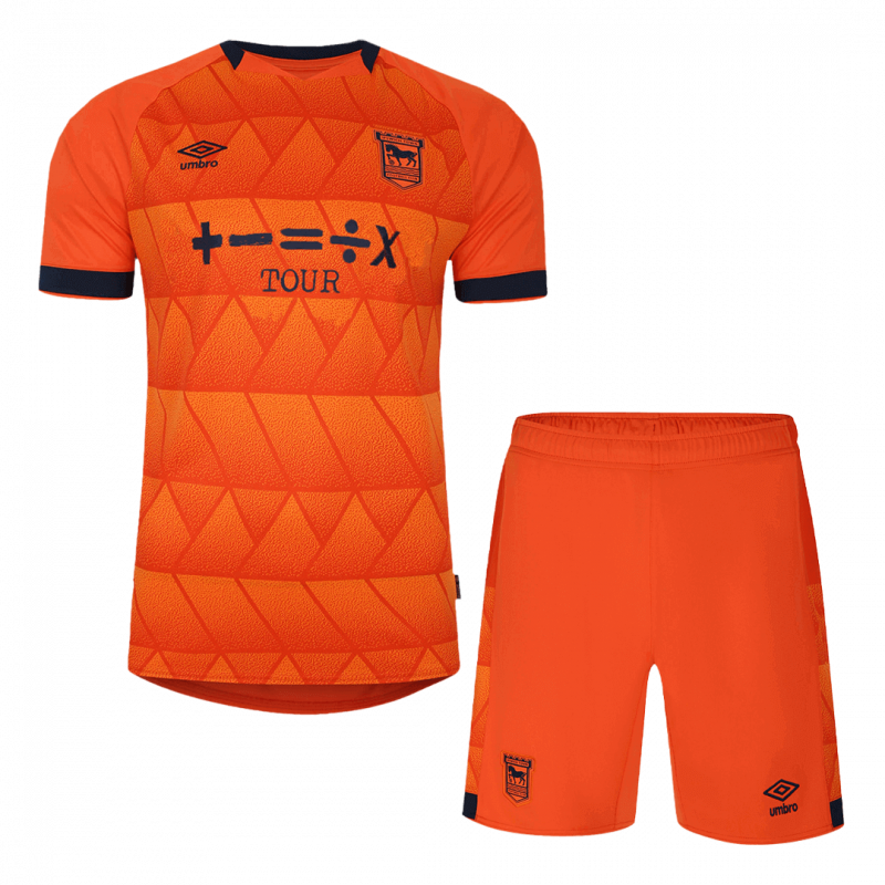 Ipswich Town 2023/24 Away Orange Kids Kit