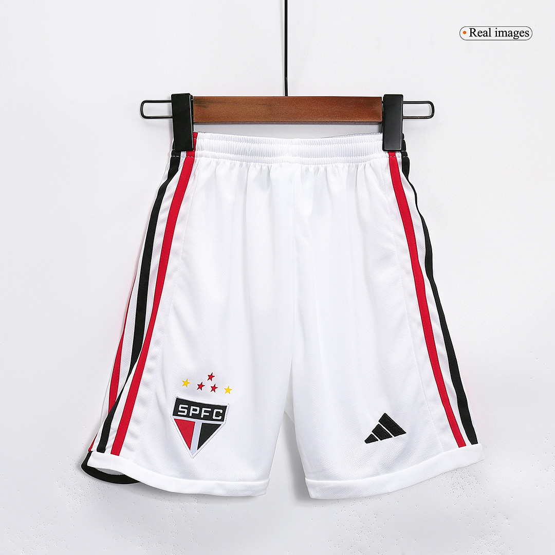 Sao Paulo FC 2023/24 Home White Kids Kit