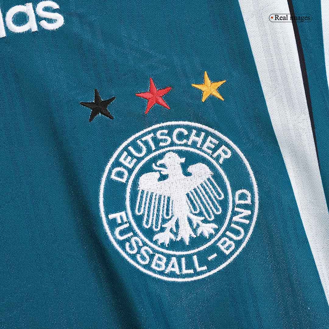 Germany 1996/97 Away Green Retro Jersey