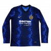 Inter Milan 2021/22 Home Blue Long Sleeve Jersey