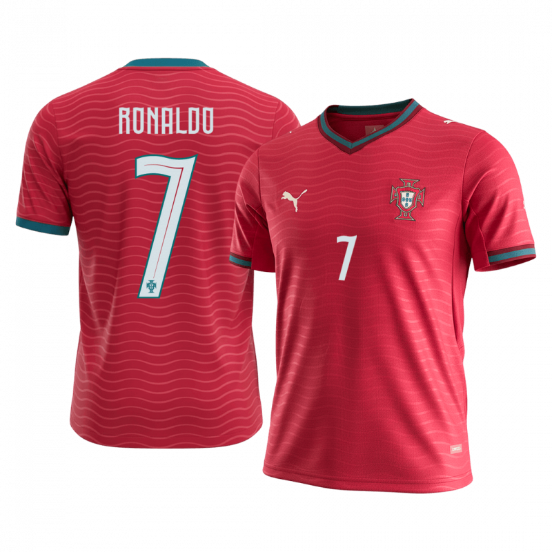RONALDO #7 Portugal 2026 Home Red Jersey