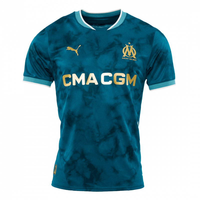 Marseille 2024/25 Away Blue Jersey