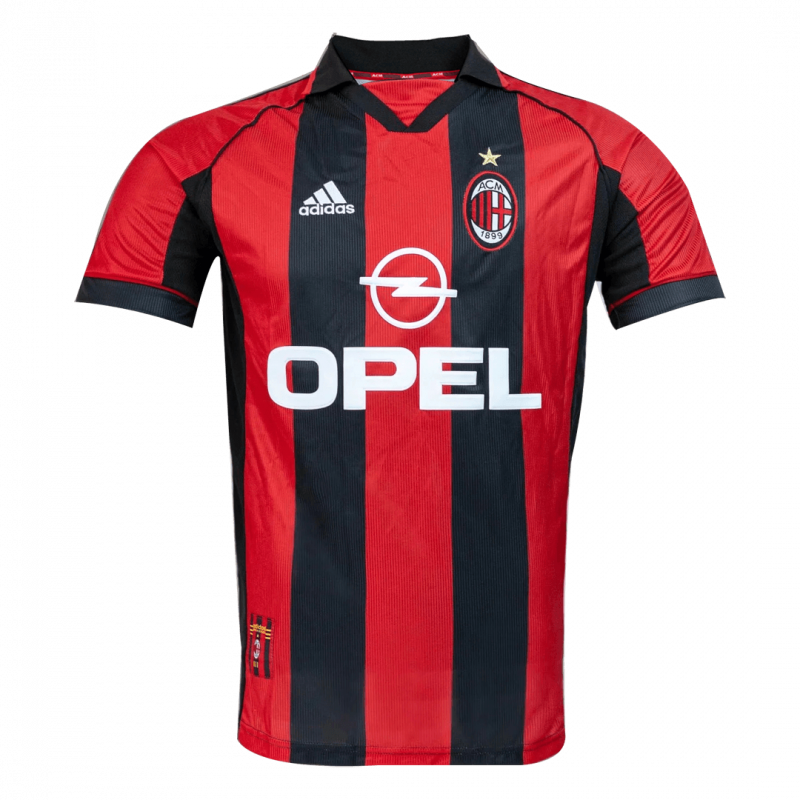 AC Milan 1998/00 Home Red Retro Jersey