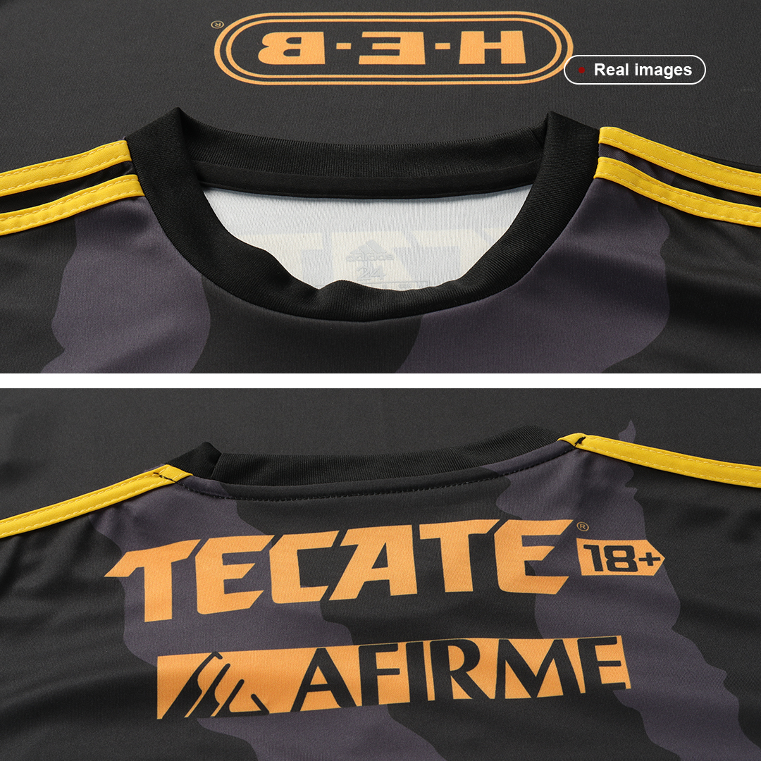 Tigres UANL 2021/22 Third Black Kids Kit