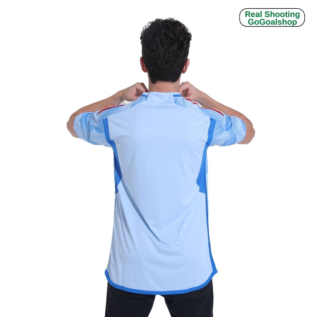 Spain 2022 Away Blue Jersey