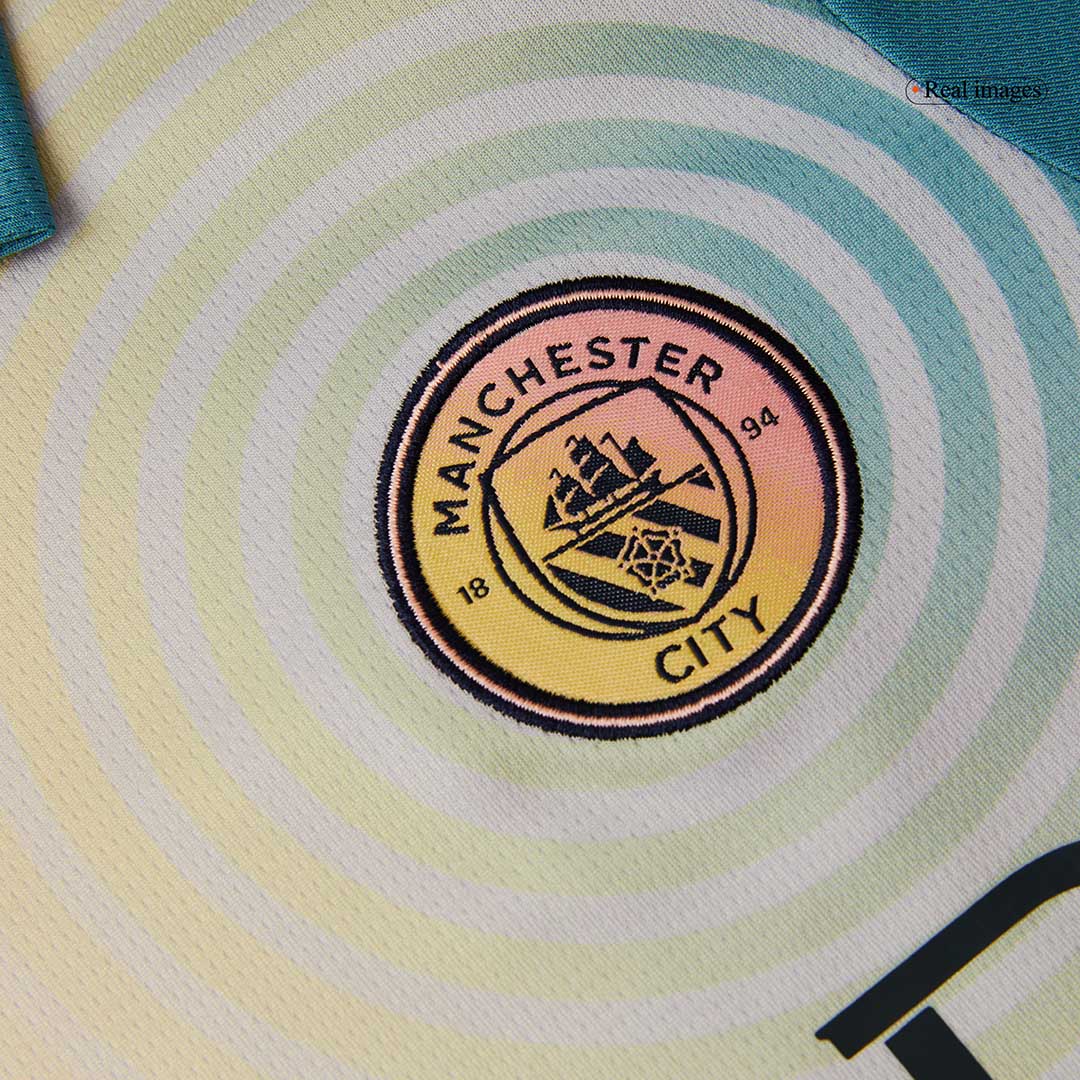 Manchester City 2024/25 Fourth Blue Kids Kit