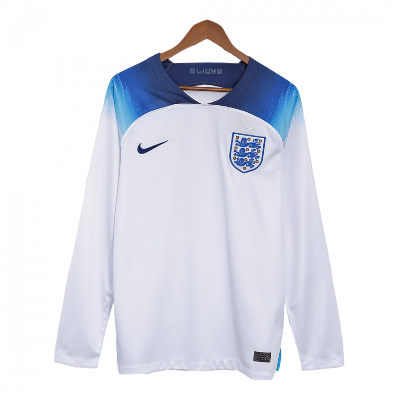 England 2022 Home White Long Sleeve Jersey