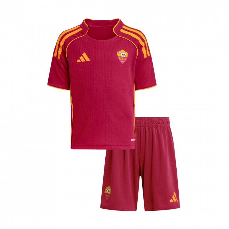 Roma 2025/26 Home Red Kids Kit