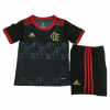 CR Flamengo 2021/22 Third Black Kids Kit