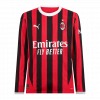 AC Milan 2024/25 Home Black Long Sleeve Jersey