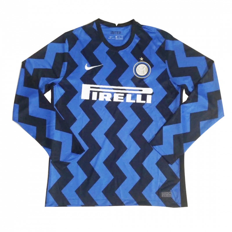 Inter Milan 2020/21 Home Black Long Sleeve Jersey