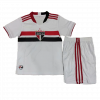 Sao Paulo FC 2021/22 Home White Kids Kit