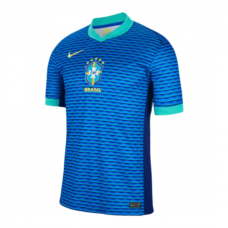 Brazil 2024 Away Blue Jersey