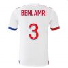 BENLAMRI #3 Olympique Lyonnais 2020/21 Home White Jersey