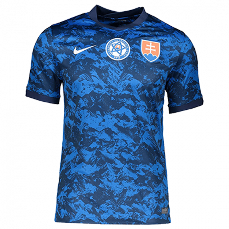 Slovakia 2021 Home Blue Jersey