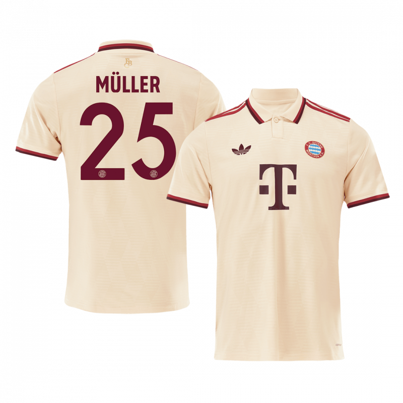 MULLER #25 Bayern Munich 2024/25 Third UCL Jersey