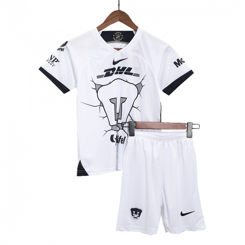 Pumas UNAM 2023/24 Home White Kids Kit