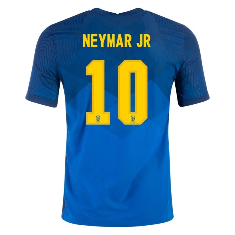Neymar Jr #10 Brazil 2020 Away Blue Jersey