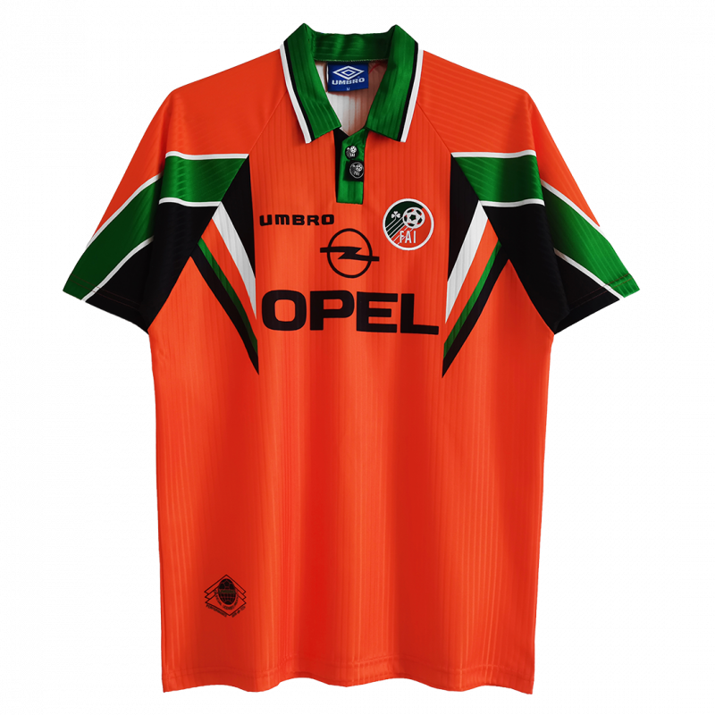 Ireland 1997/98 Away Orange Retro Jersey