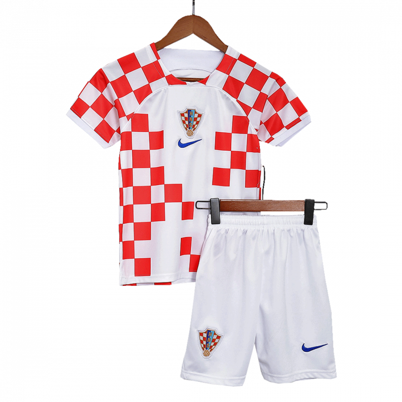 Croatia 2022 Home White Kids Kit