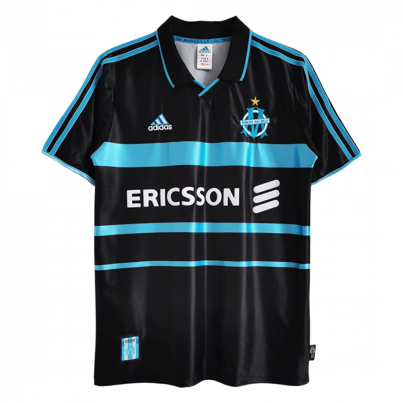 Marseille 1999/00 Third Black Retro Jersey