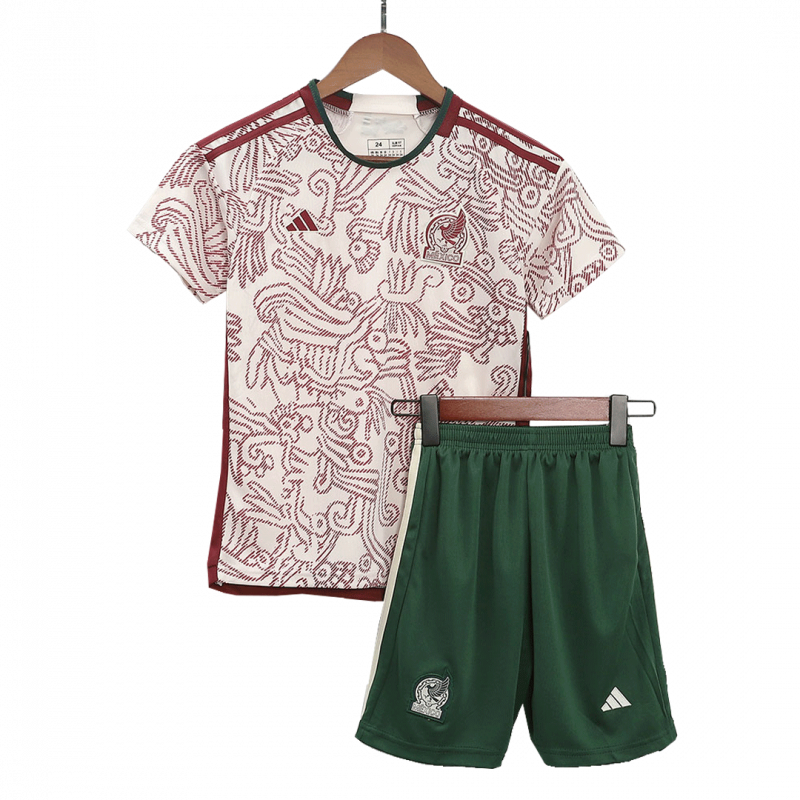 Mexico 2022 Away Cream Kids Kit