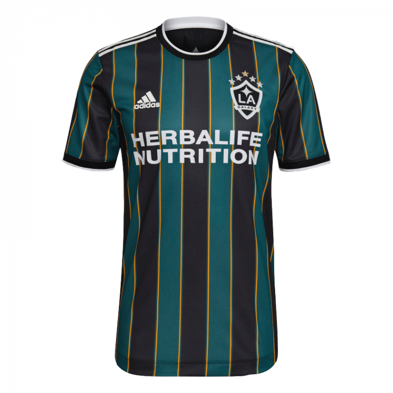 LA Galaxy 2021 Away Black Player Version Jersey