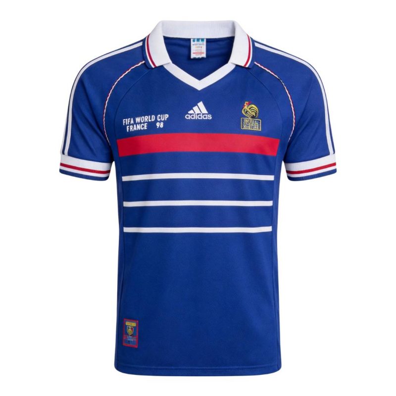 France 1998 Home Blue Retro Jersey