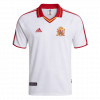 Spain 2000 Away White Retro Jersey