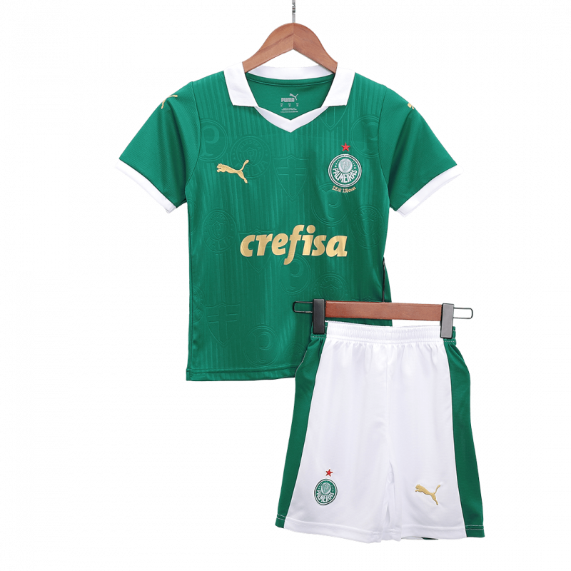 SE Palmeiras 2024/25 Home Green Kids Kit