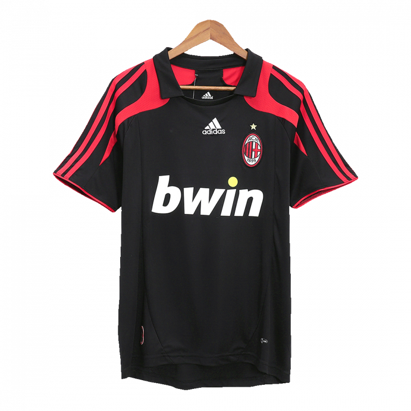 AC Milan 2007/08 Third Black Retro Jersey