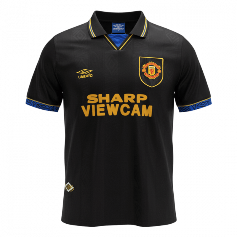 Manchester United 1993/94 Away Black Retro Jersey