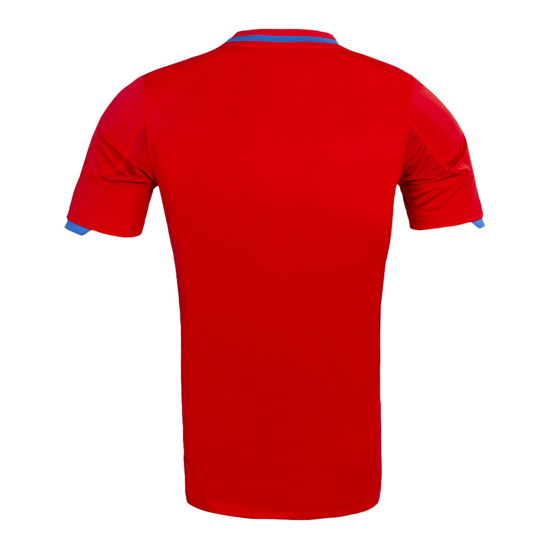 Spain 2010 Home Red Retro Jersey
