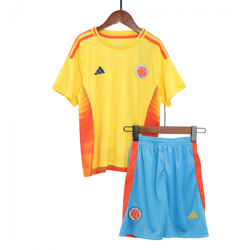 Colombia 2024 Home Yellow Kids Kit