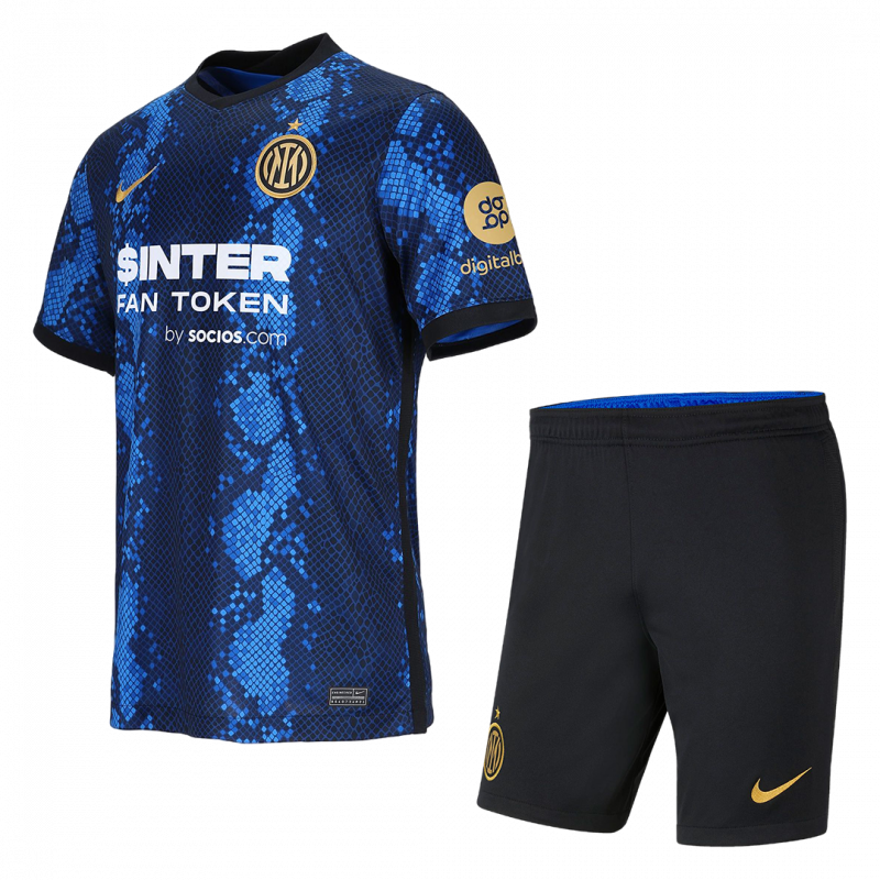 Inter Milan 2021/22 Home Blue Kids Kit