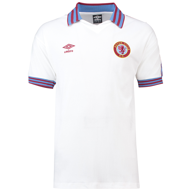 Aston Villa 1980 Away White Retro Jersey