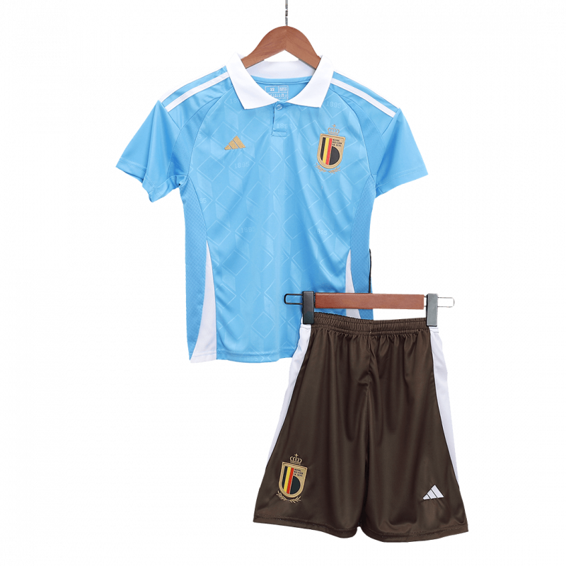 Belgium 2024 Away Blue Kids Kit