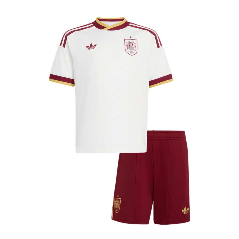 Spain 2026 Away White Kids Kit