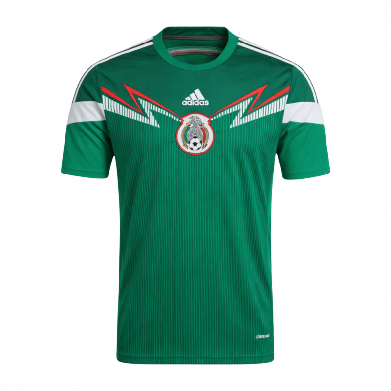 Mexico 2014 Home Green Retro Jersey