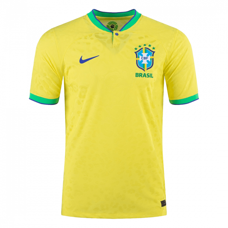 Brazil 2022 Home Yellow Player Version Jersey