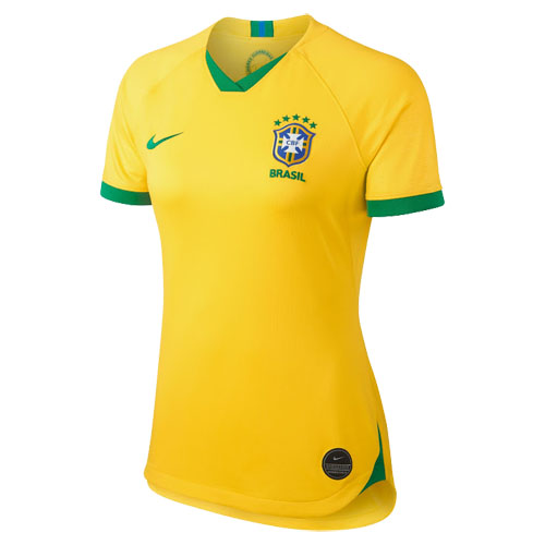 Brazil 2019 Home Yellow Women Jersey