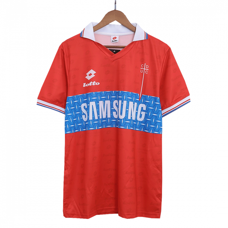 Universidad Catolica 1996 Away Red Retro Jersey