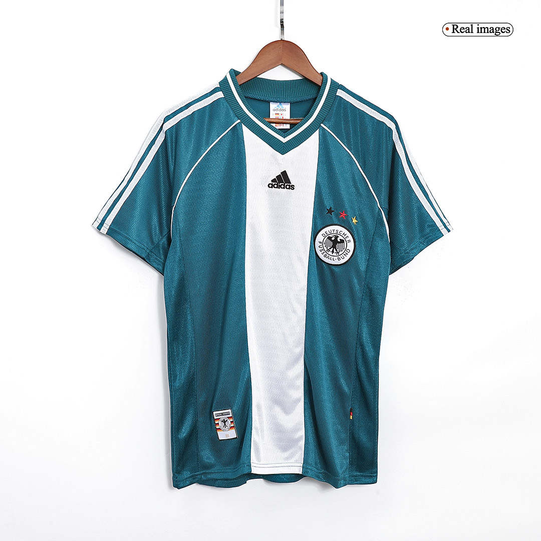 Germany 1996/97 Away Green Retro Jersey