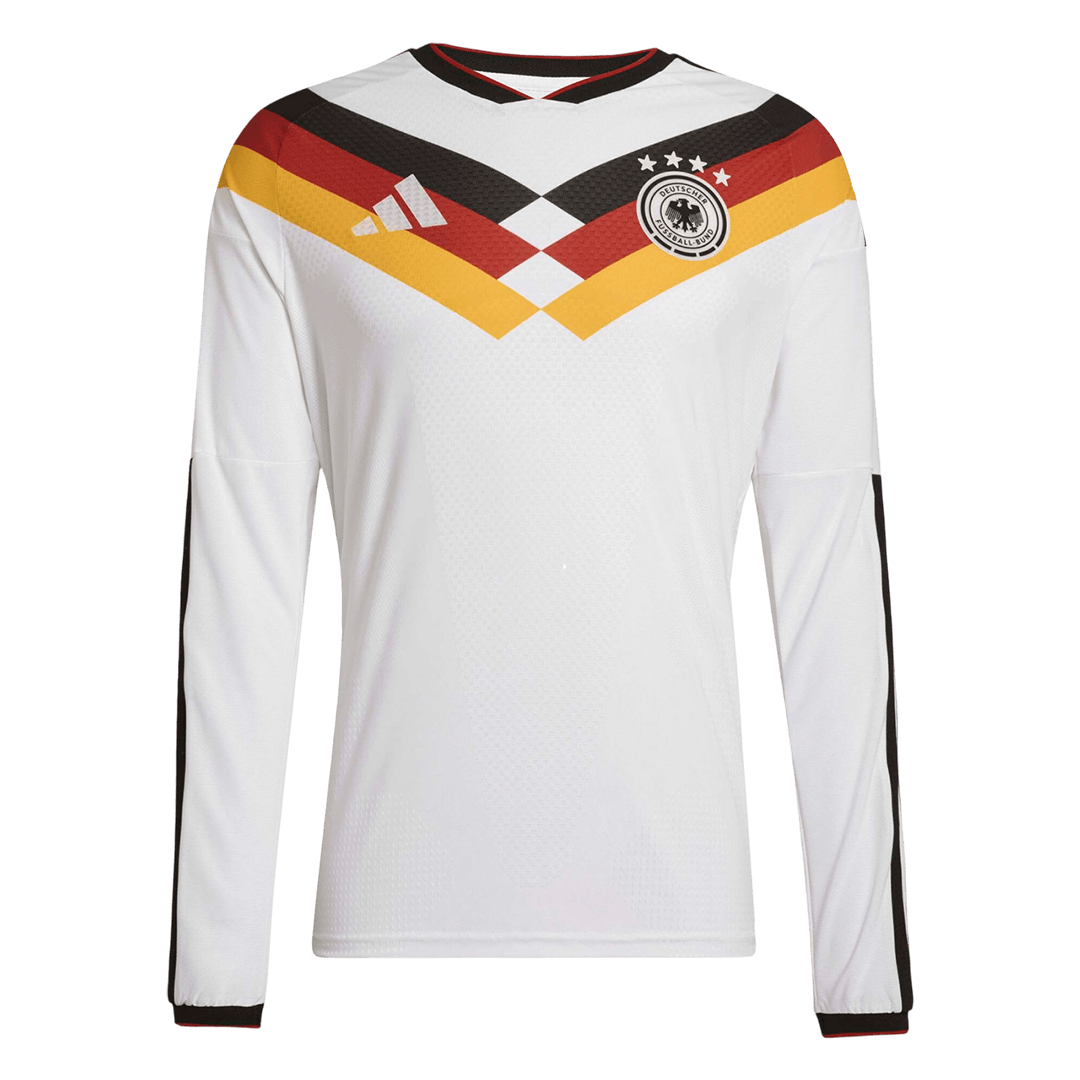 Germany 2026 Home White Player Version Long Sleeve Jersey