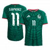 S.GIMENEZ #11 Mexico 2026 Home Green Player Version Jersey