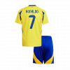 RONALDO #7 Al Nassr 2024/25 Home Yellow ACL Kids Kit