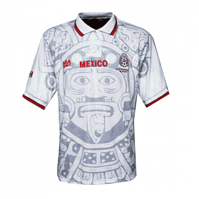 Mexico 1998 Away White Retro Jersey