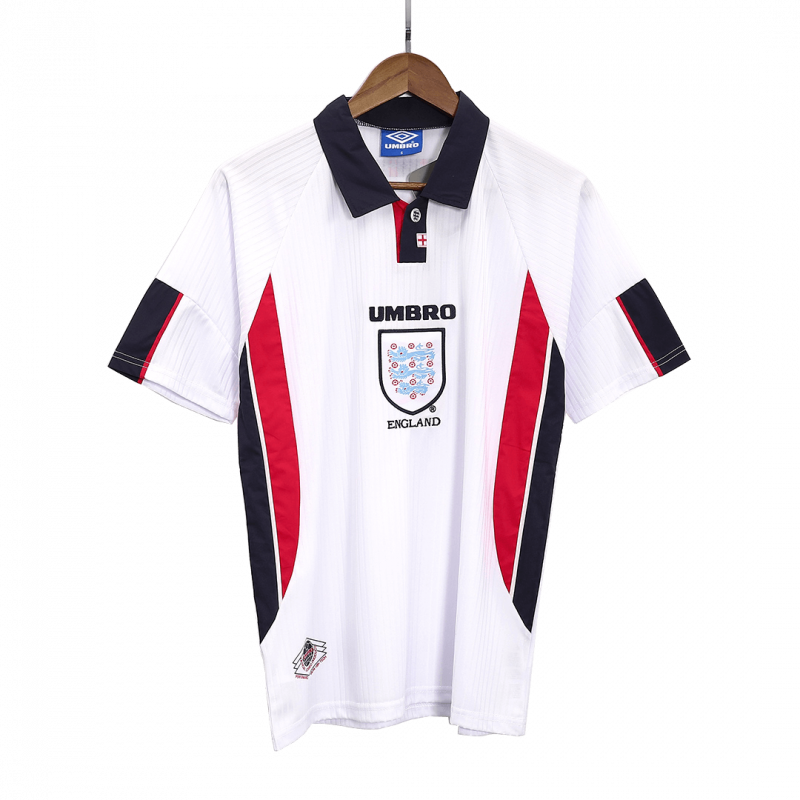 England 1998 Home White Retro Jersey