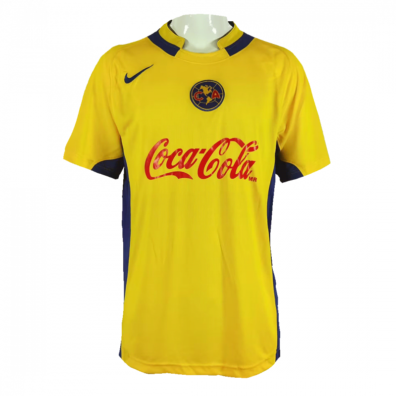 Club America 2004/05 Home Yellow Retro Jersey